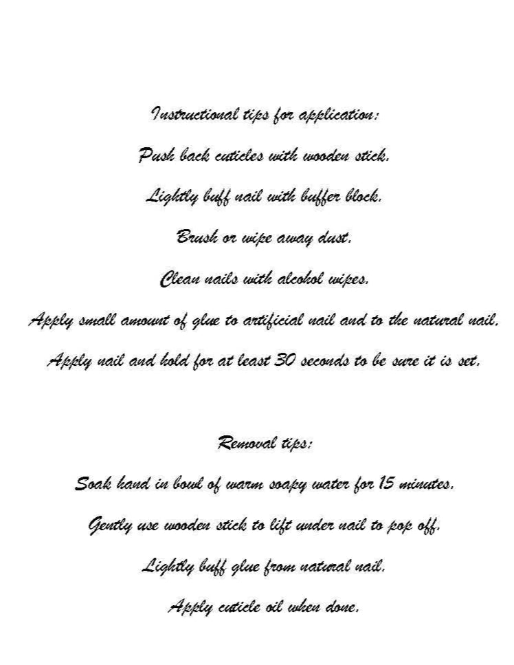 Ready To Ship Stiletto Nails